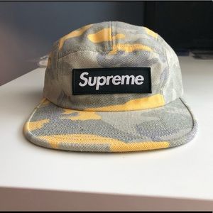 Supreme Washed Out Camo Camp Cap
